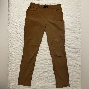 Women's Tan Straight Leg Pants
